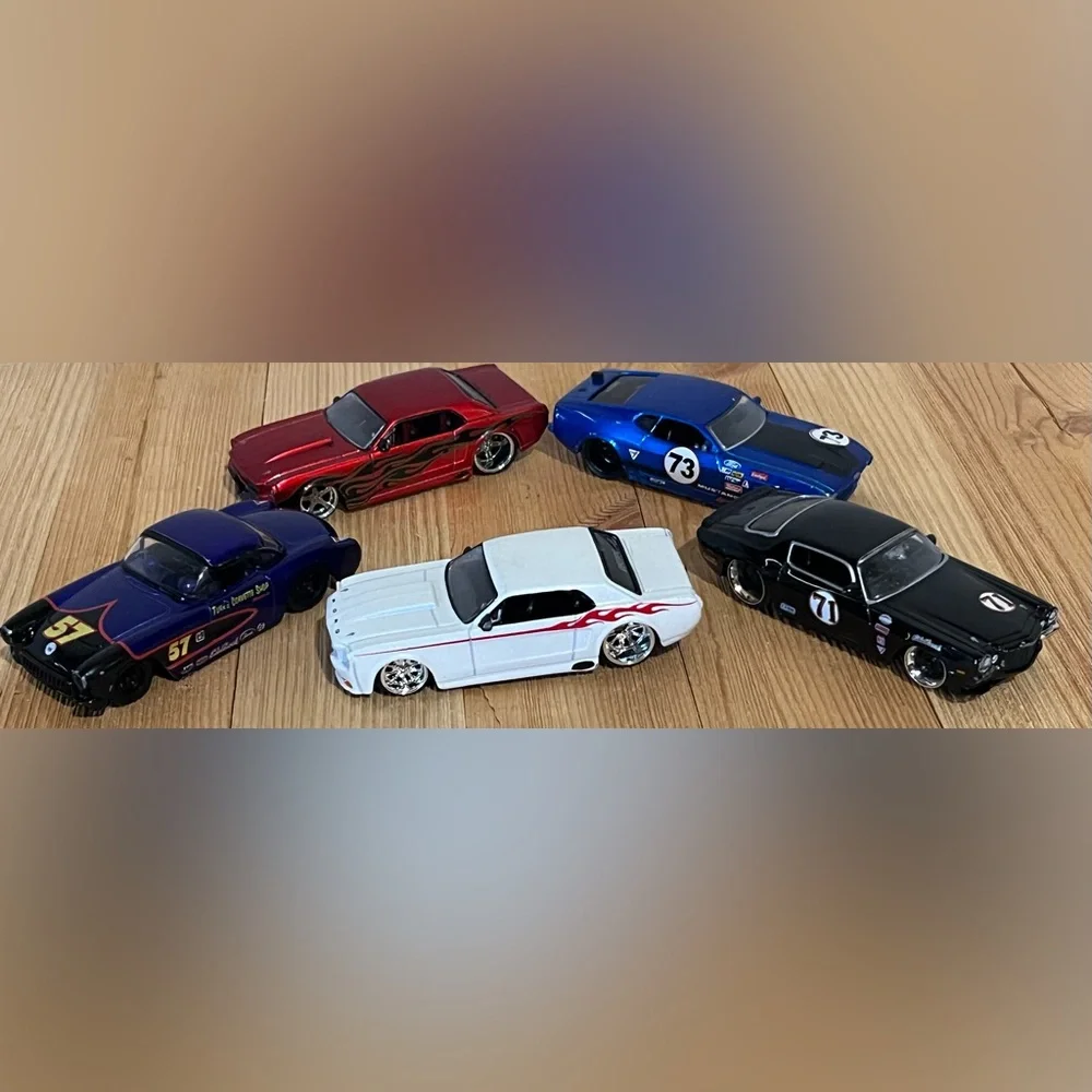 Jada Toys Big Time Muscle Die-Cast Toy Car Set of 5, 1/64 scale - Picture 2 of 11